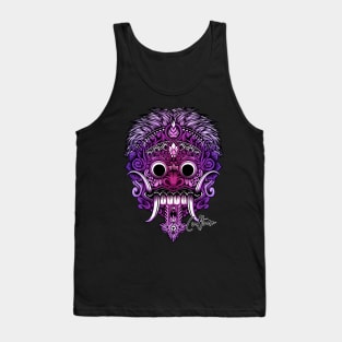 Rangda Mask - Purple Tank Top